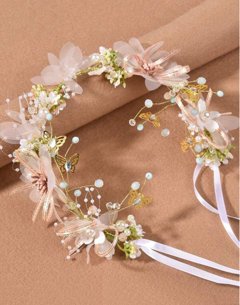 Princess Flower Pink Hair Band