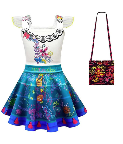 Costume Girl Dress With Bag