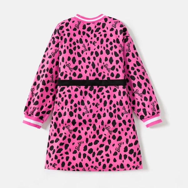 Leopard Sweatshirt Dress (Size Kids 3-4Y)