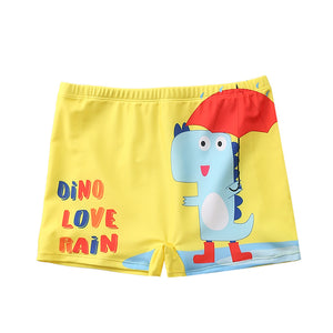 S6082 - Animal Printed Boys Trunks Swim Shorts