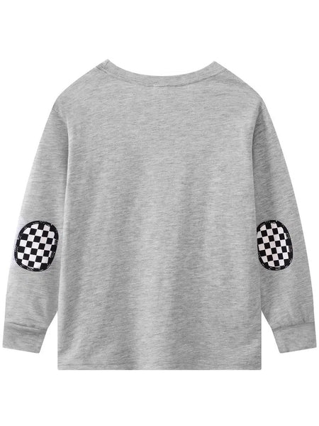 Grey Astronaut Print Pajamas Set